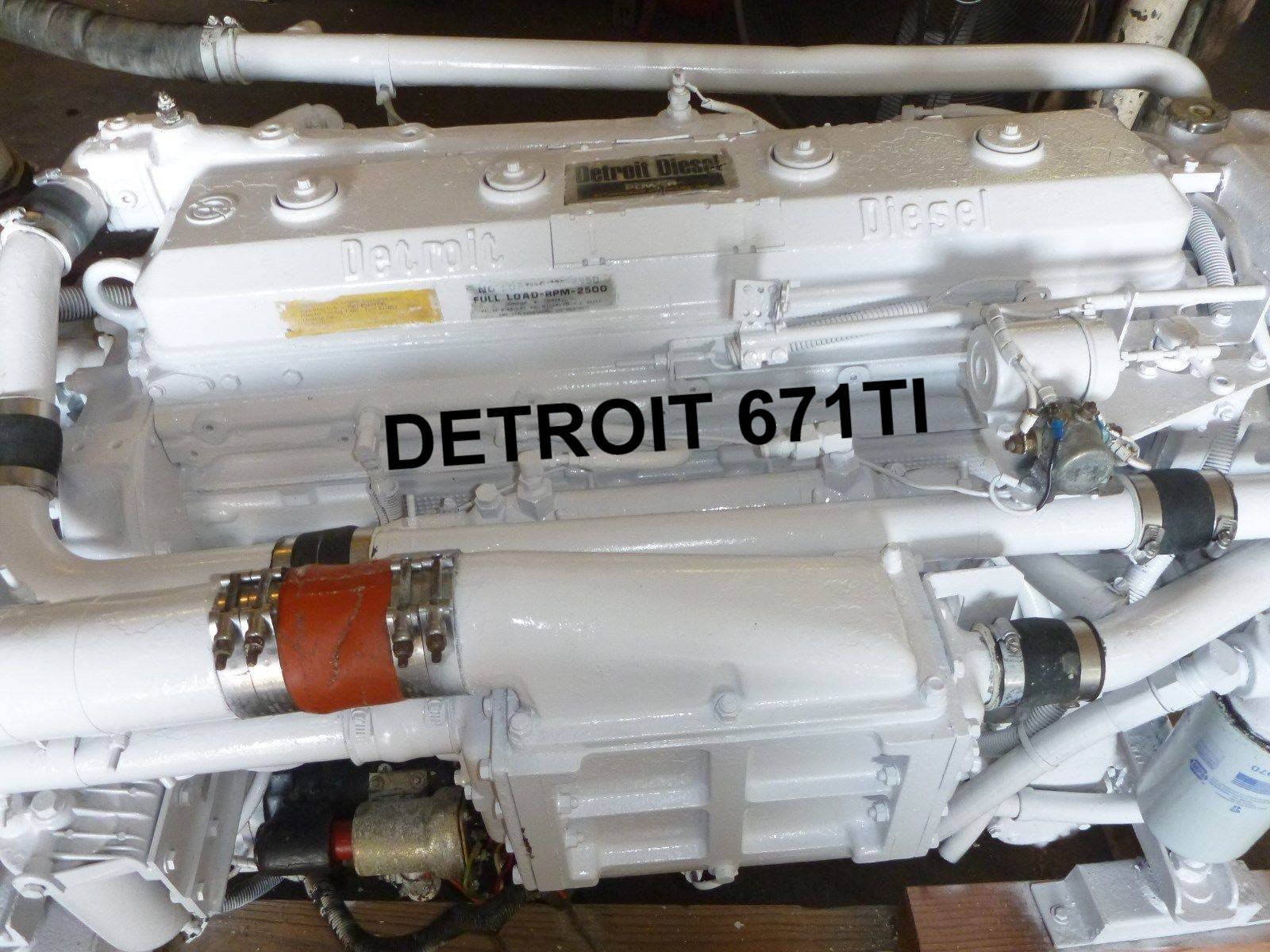 Motor DETROIT 671TI 485 c.v 2500 r.p.m